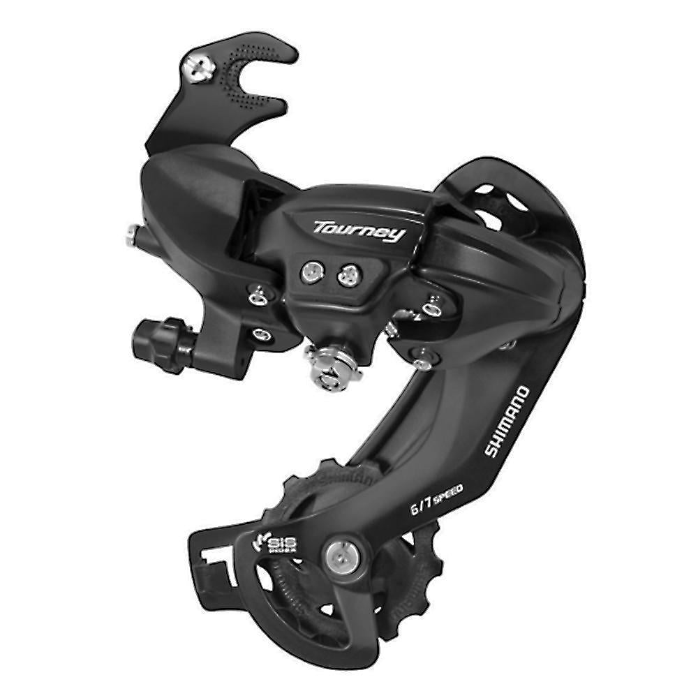 Shimano Tourney RD-TY500 6/7/8 Speed MTB Rear Derailleur – Long Cage, Black