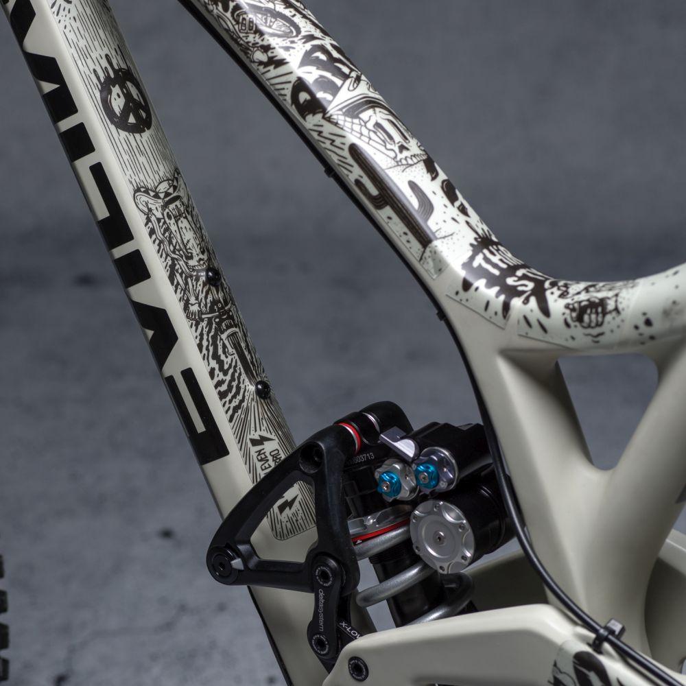 Dyedbro Fluor Frame Protection Pushbikes