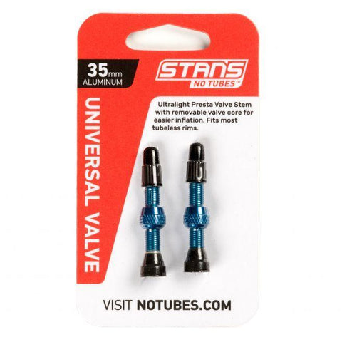 Stans NoTubes 35mm Alloy Universal Valve Kit-NTAS0179-Pushbikes