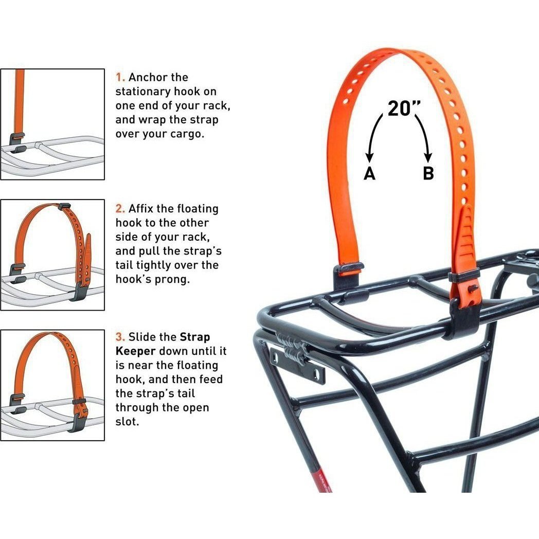 Voile 20in (50cm) Rack Strap Pushbikes